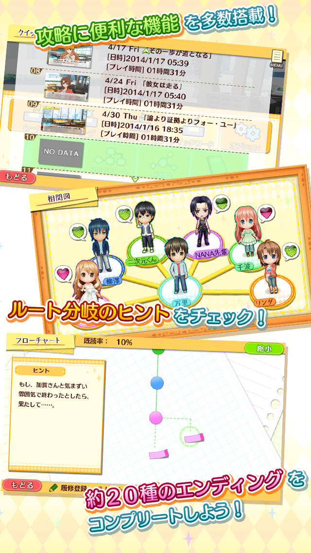 ゴールデンタイム Vivid Memories SP 無料版のスクリーンショット_5