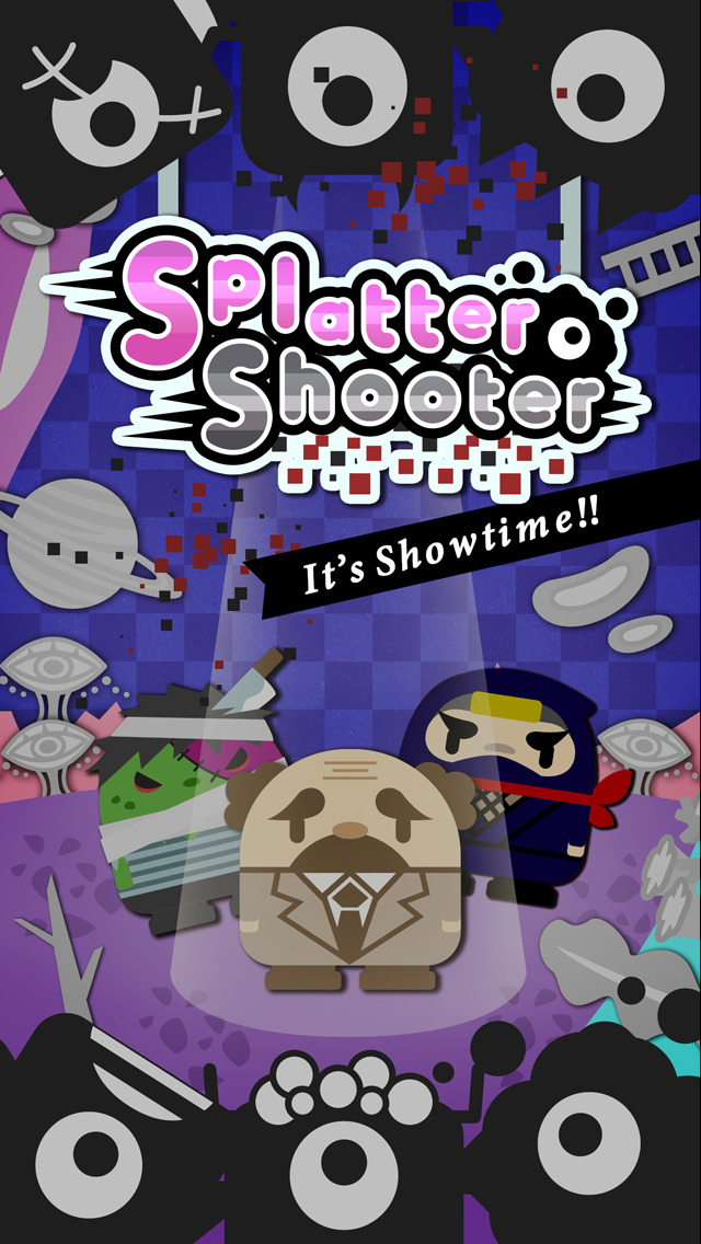Splatter Shooter 〜叫ぶ飛び散るエイリアン！30秒のシューティングゲーム！スプラッターシューターのスクリーンショット_1