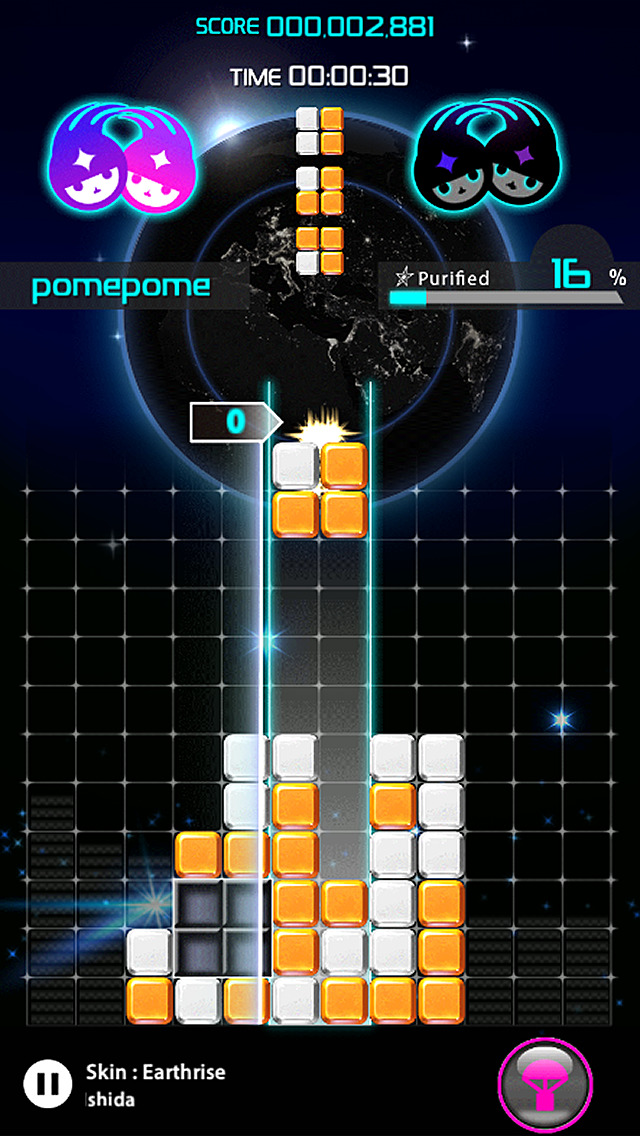 LUMINES パズル&ミュージックのスクリーンショット_2