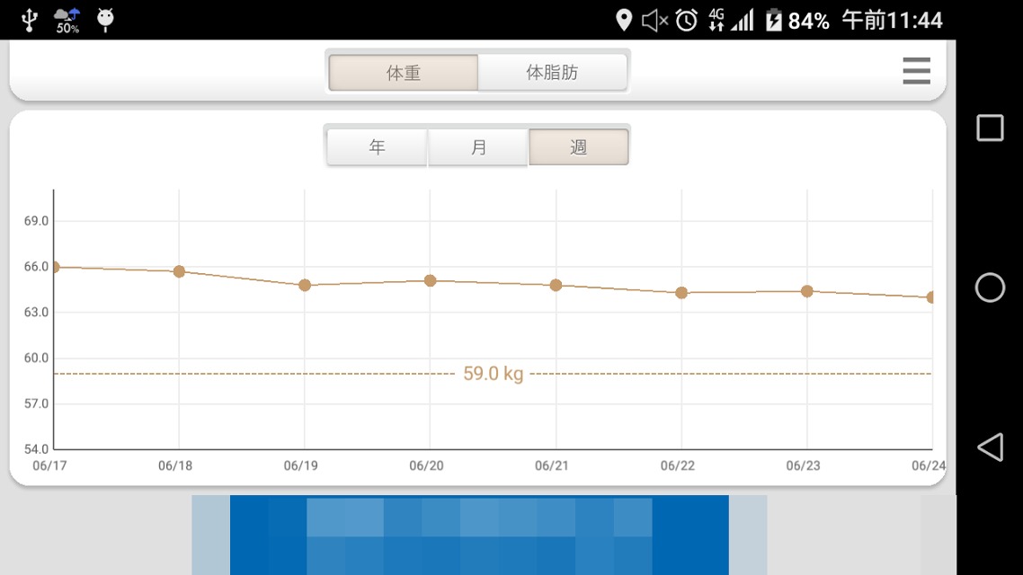 体重ウォッチ　体重管理/体脂肪管理　体重計のお供にのスクリーンショット_4