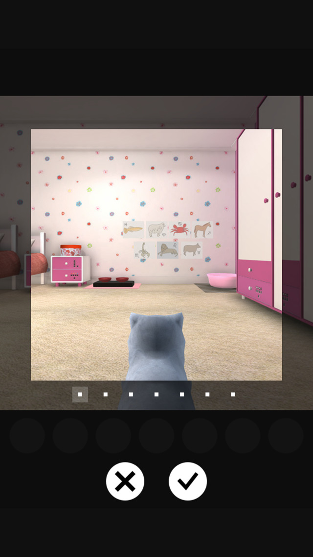 脱出ゲーム 謎解きにゃんこ5 ～小さな女の子の部屋～のスクリーンショット_3