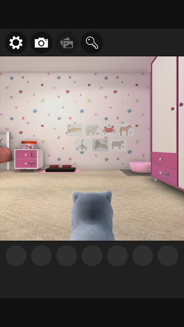 脱出ゲーム 謎解きにゃんこ5 ～小さな女の子の部屋～のスクリーンショット_1