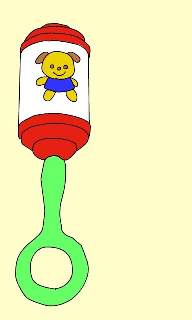 シンプル 赤ちゃん がらがら ガラガラのスクリーンショット_2