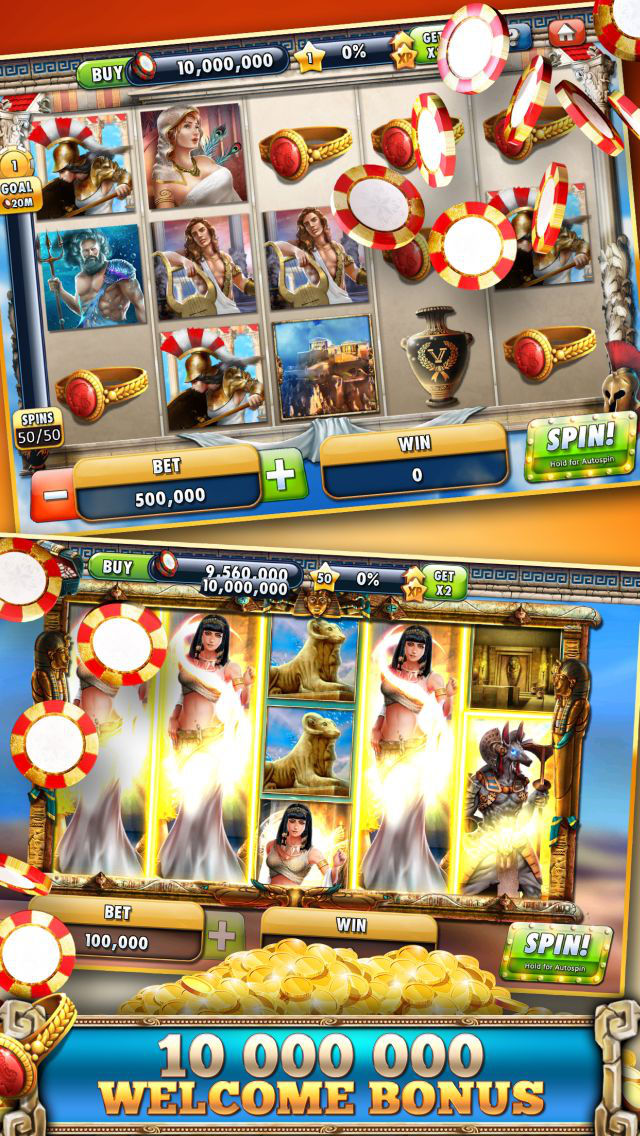 Slots Casino -  Gods Slot Machines Freeのスクリーンショット_1