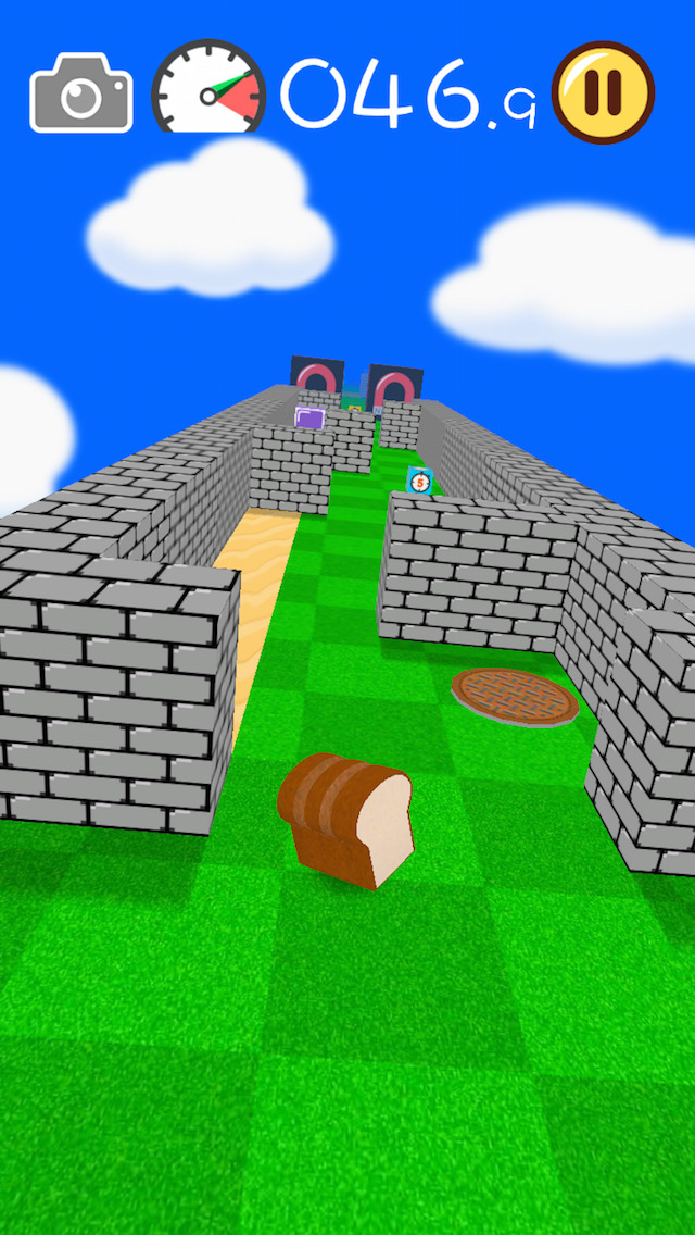 地面回転アクション　ローリングライフのスクリーンショット_1