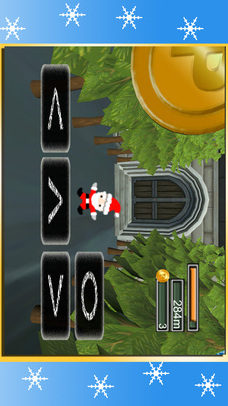 サンタクロースVS雪だるま - クリスマスのジャンプゲームのスクリーンショット_2