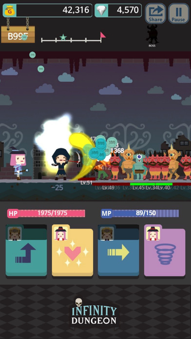 無限ダンジョン Evolution F!のスクリーンショット_4