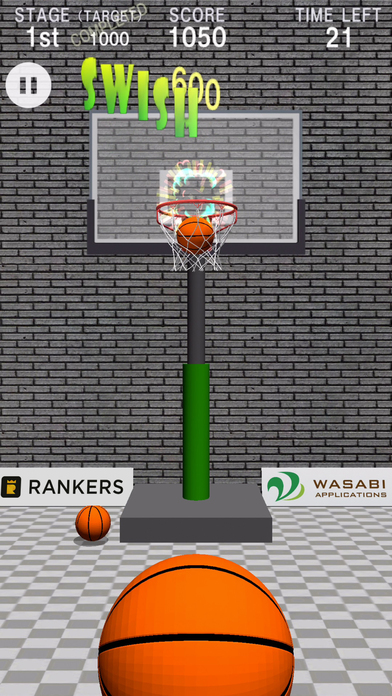 Swish Shot! - バスケットボールシュートゲームのスクリーンショット_1