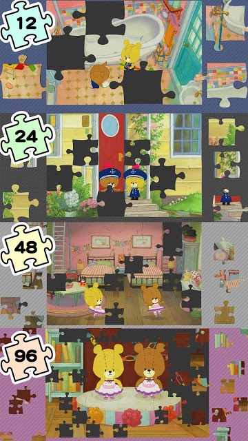 がんばれ！ルルロロのジグソーパズルのスクリーンショット_4