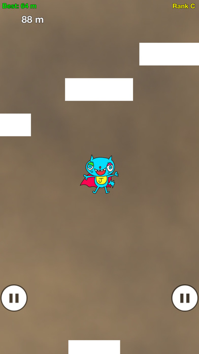 ねこっとび：指の限界に挑む無料のタップアクションゲームアプリのスクリーンショット_3