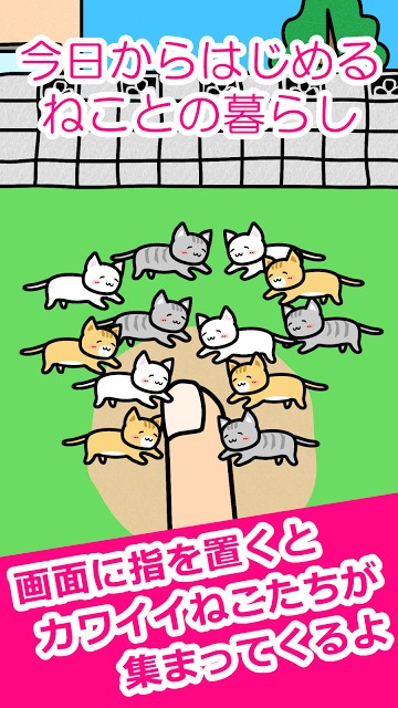 ねことあそぶ - 癒しのにゃんこゲームのスクリーンショット_1