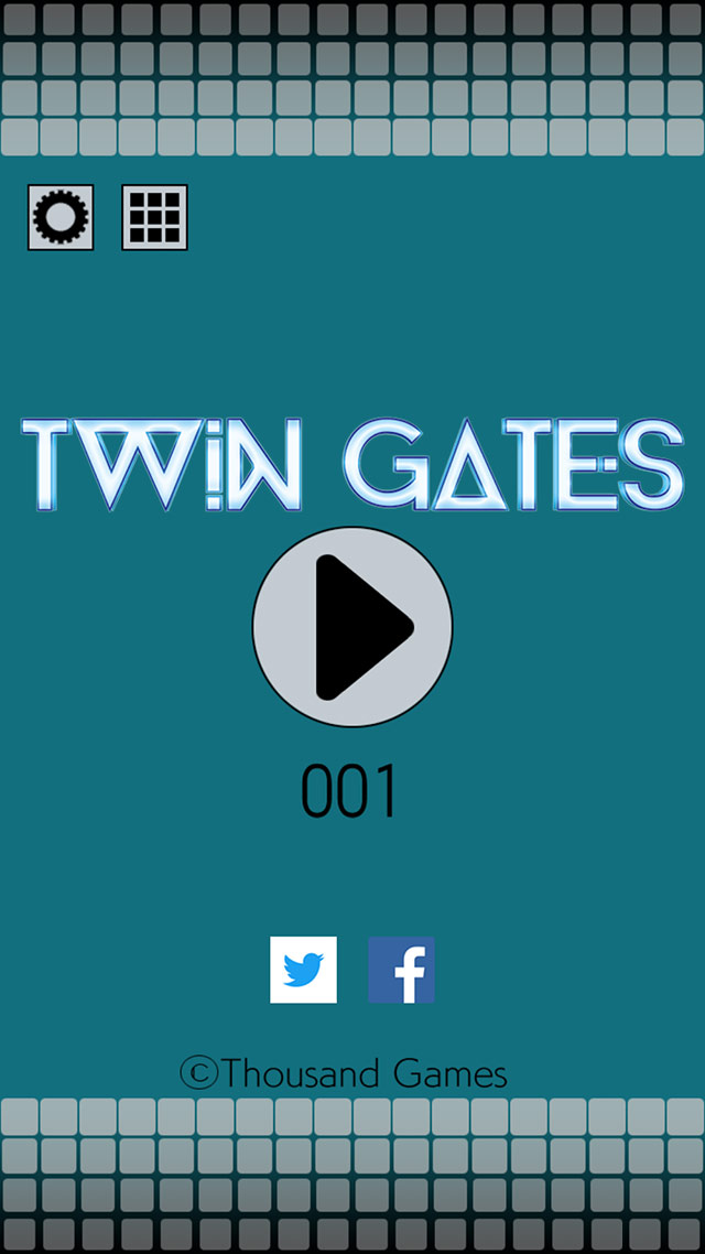 究極の反射神経ゲーム『TWIN GATES』のスクリーンショット_1