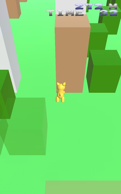 3D猫ちゃん猛ダッシュのスクリーンショット_5