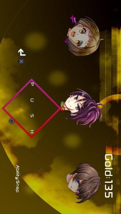 生首ストライク-かわいいキャラで壁に打ち付けるアクションのスクリーンショット_2