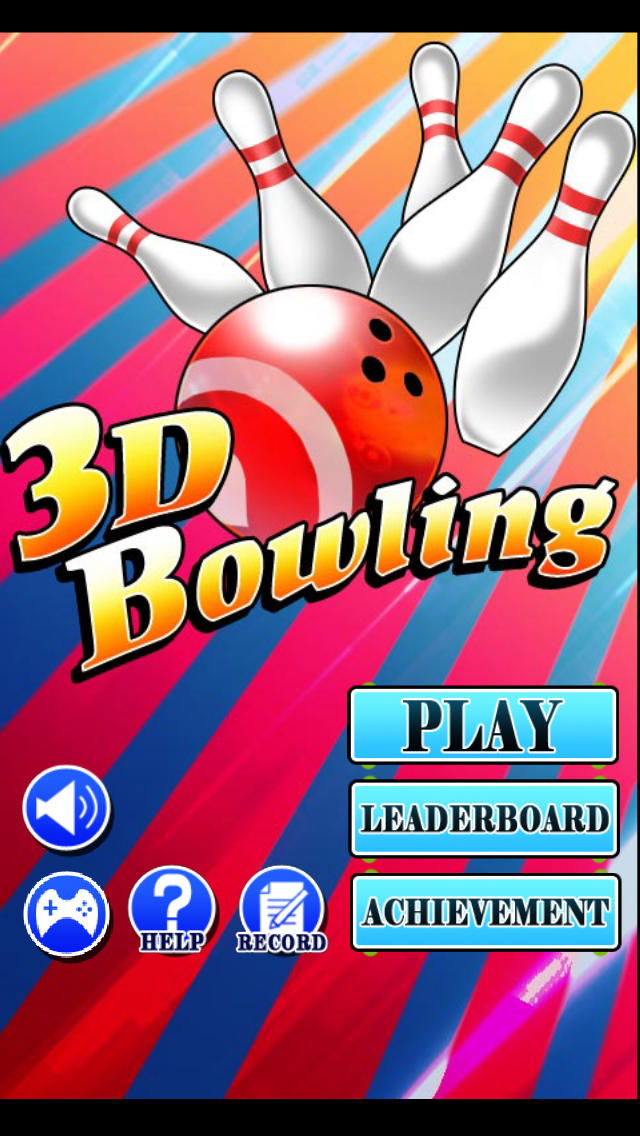 3Dボウリングゲームのスクリーンショット_1