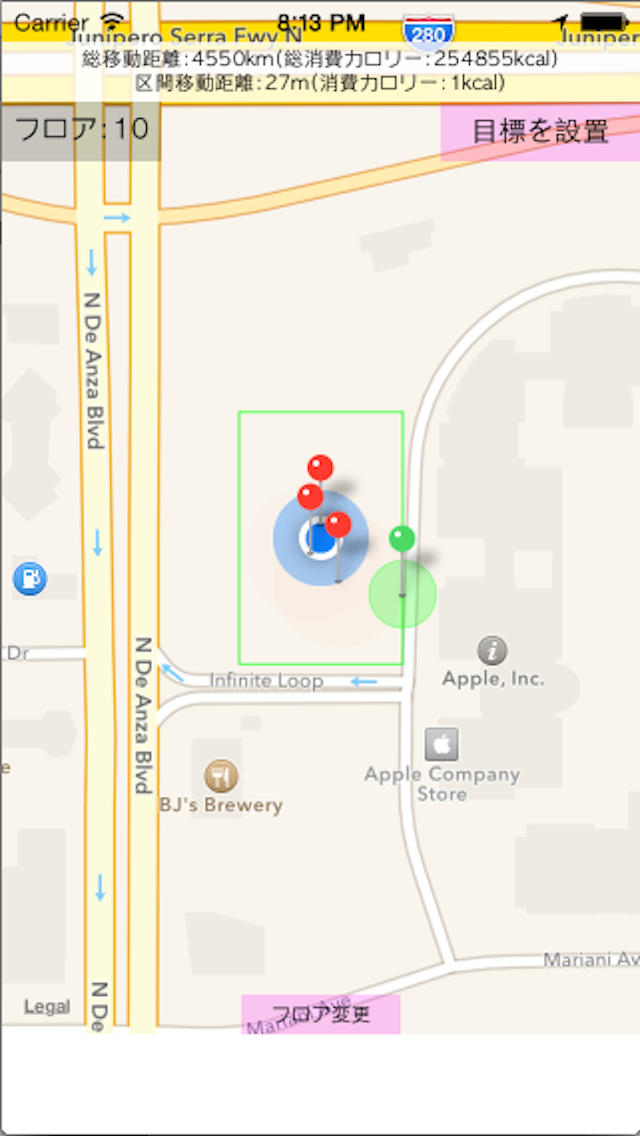 ターゲットウォーキングのスクリーンショット_3