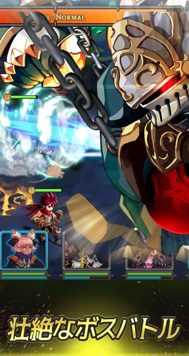 タクティクス・スクワッド：ダンジョンヒーローズのスクリーンショット_4