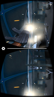 VR FPS in Space for Google CardBoardのスクリーンショット_3