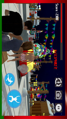 X'mas Simulator-聖なる夜に半裸で暴れてみた-のスクリーンショット_1