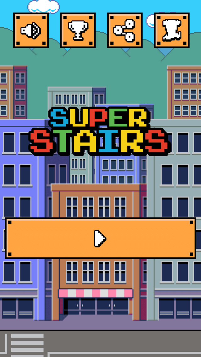 無料アクションゲーム！スーパー階段ダッシュのスクリーンショット_3
