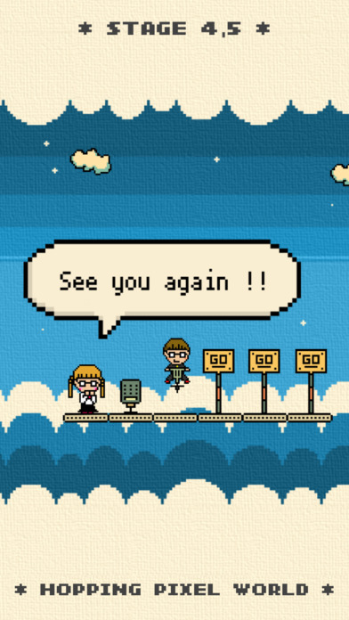 ホッピングピクセルワールドのスクリーンショット_3