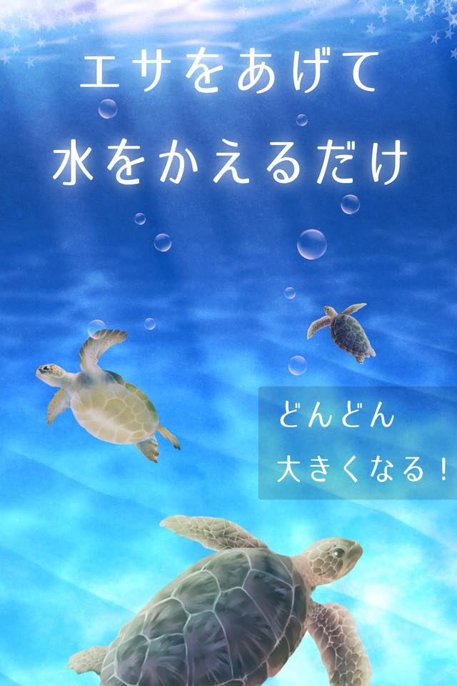 ウミガメ育成ゲーム（癒しのリラクゼーション編）のスクリーンショット_2