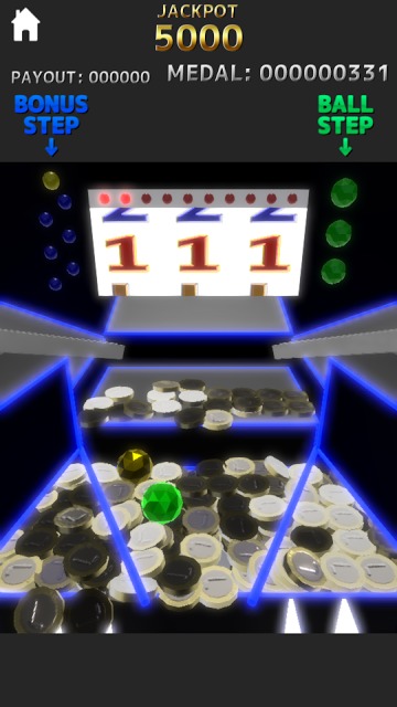 メダルゲーム Luminous Pusherのスクリーンショット_1