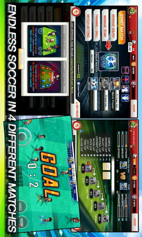 サッカースーパースターズ2012のスクリーンショット_2