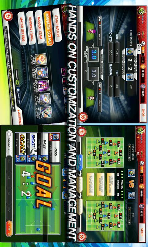 サッカースーパースターズ2012のスクリーンショット_4