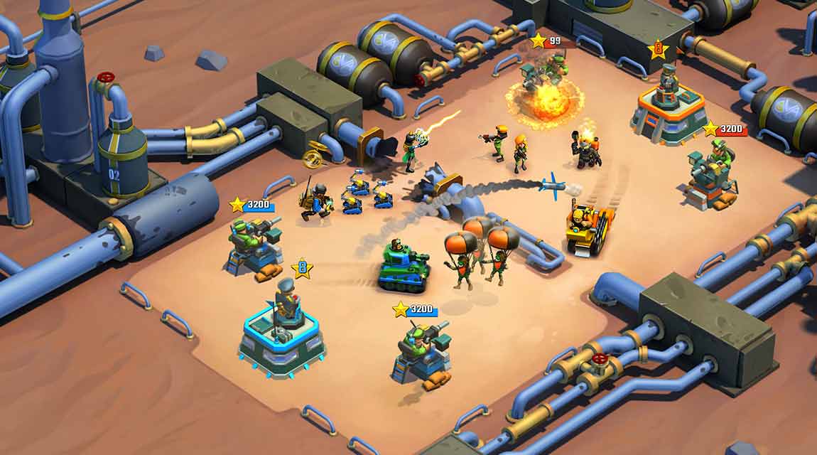 ブリッツ・ブリゲード – ライバルタクティクスのスクリーンショット_4