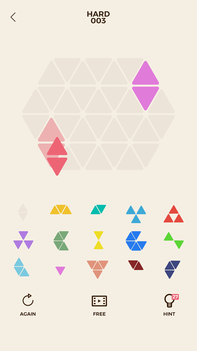 頭が良くなるブロックパズル Trioのスクリーンショット_1