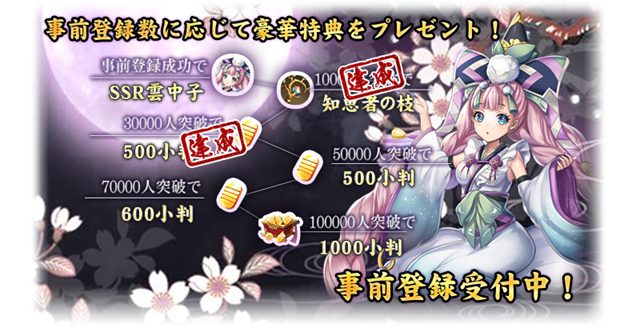 事前予約者数3万人突破！