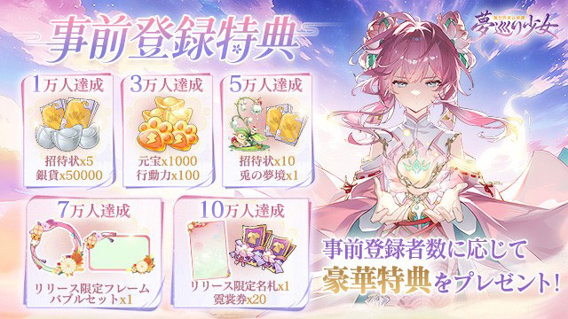 夢巡り少女〜異世界宮廷綺譚〜の特典情報