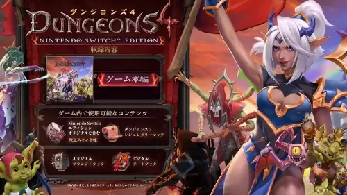【新品購入❤️】任天堂スイッチダンジョンズ4エディションレディースメンズ（動作⭕️） ダンジョンズ 4 Nintendo Switch エディションの発売日や対応