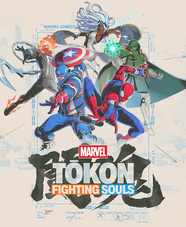 MARVEL TOKON FIGHTING SOULS 店頭B2販促ポスター2枚 MARVEL Tōkon: Fighting Soulsの発売日や対応機種、店舗・予約特典情報