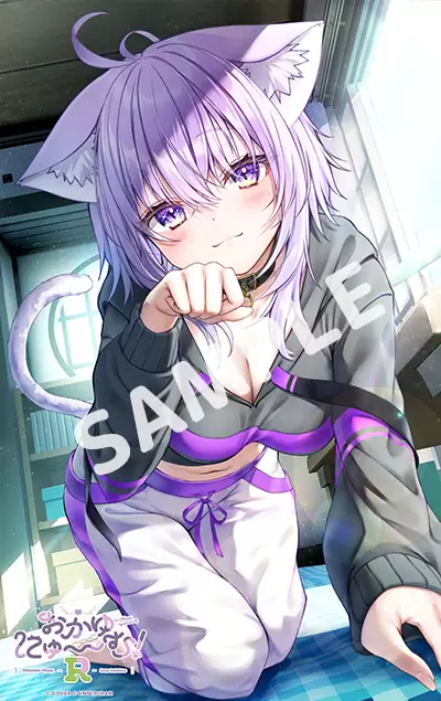 おかゆにゅ～～む！R　ソフマップ　B2タペストリー □おかゆにゅ～～む！R B2タペストリー□ソフマップ 特典 猫又おかゆ
