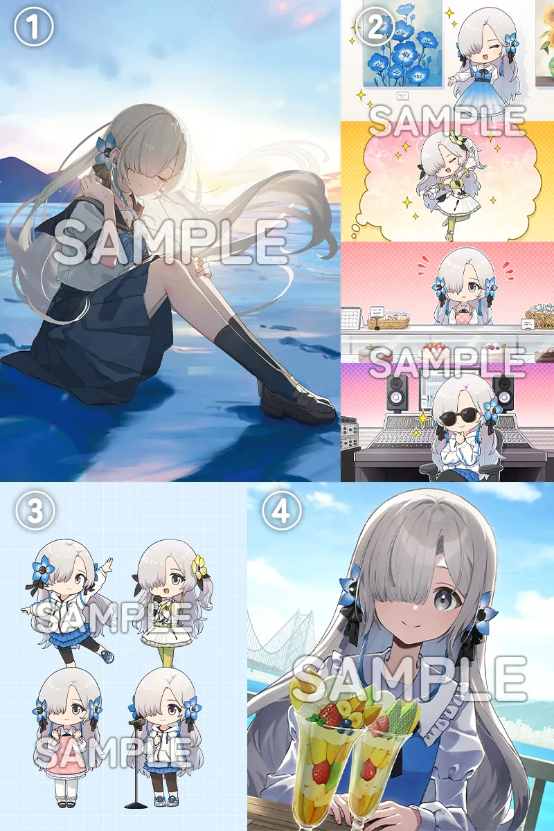 Virtual Ties 3Dクリスタル 水瀬星海 ヰ世界情緒 エビテン特典 ┈┈┈••