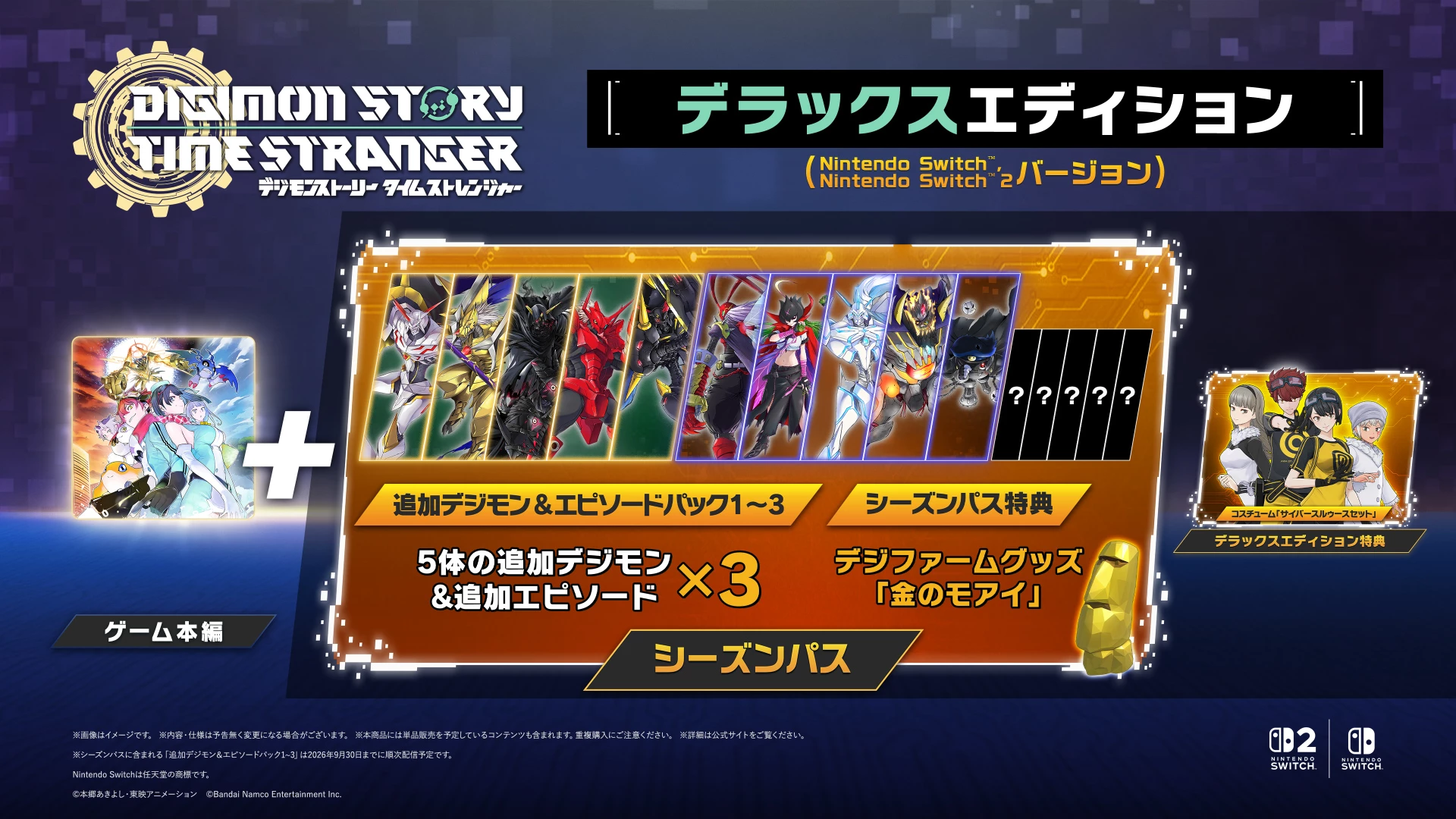 デジモンストーリー タイムストレンジャーの発売日や対応機種、予約