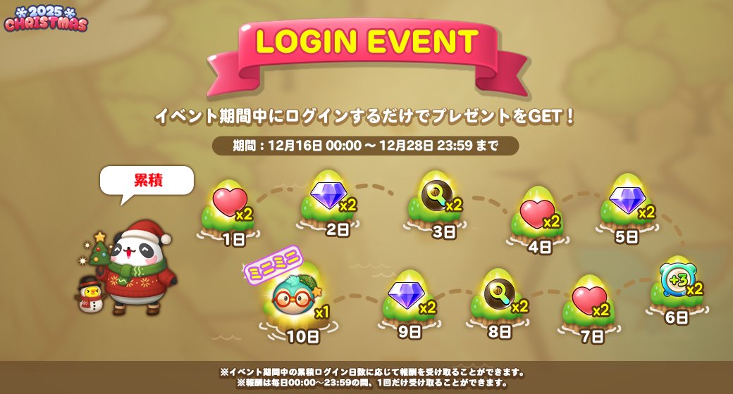 ログインイベント
