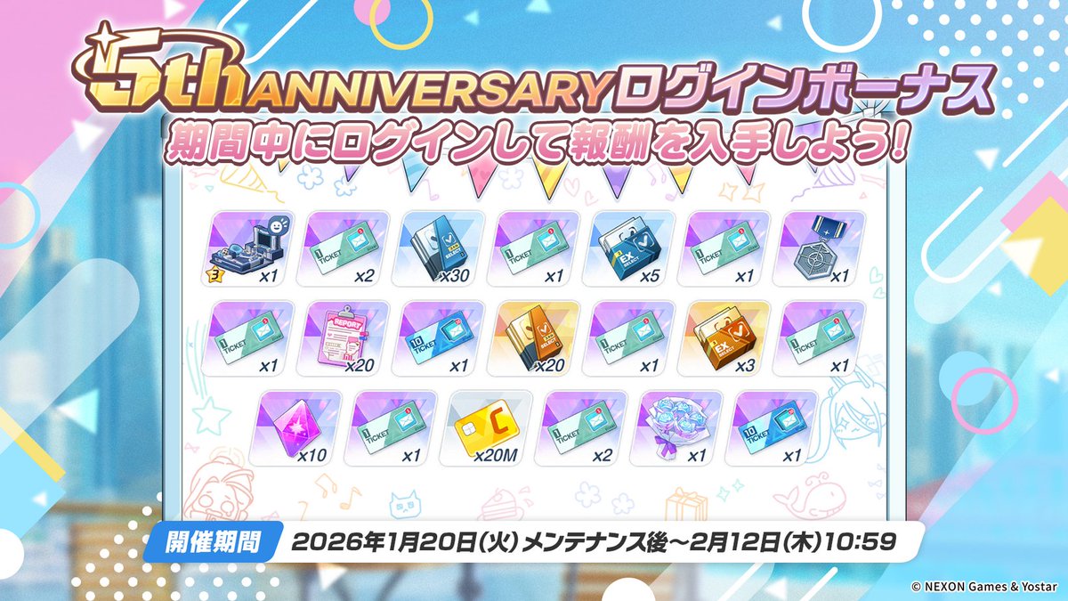 5thアニバーサリー