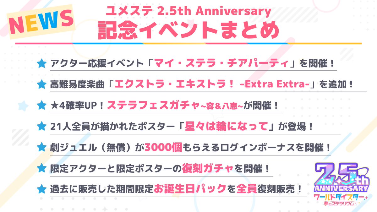 2.5th Anniversary