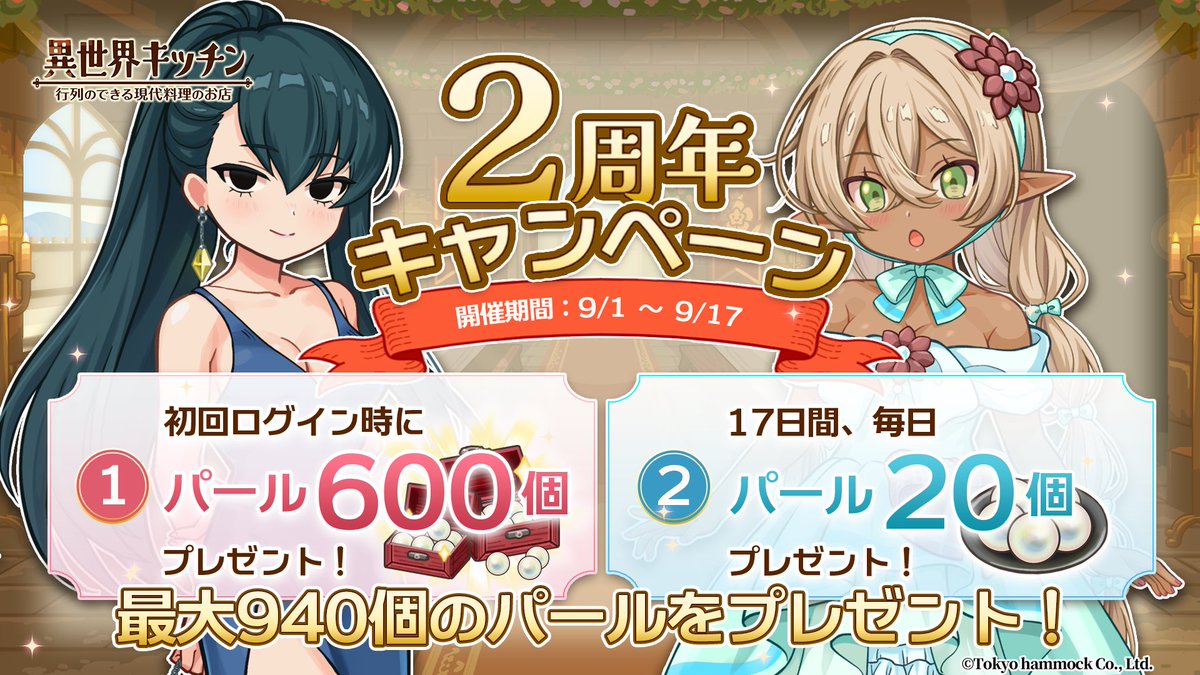 2周年