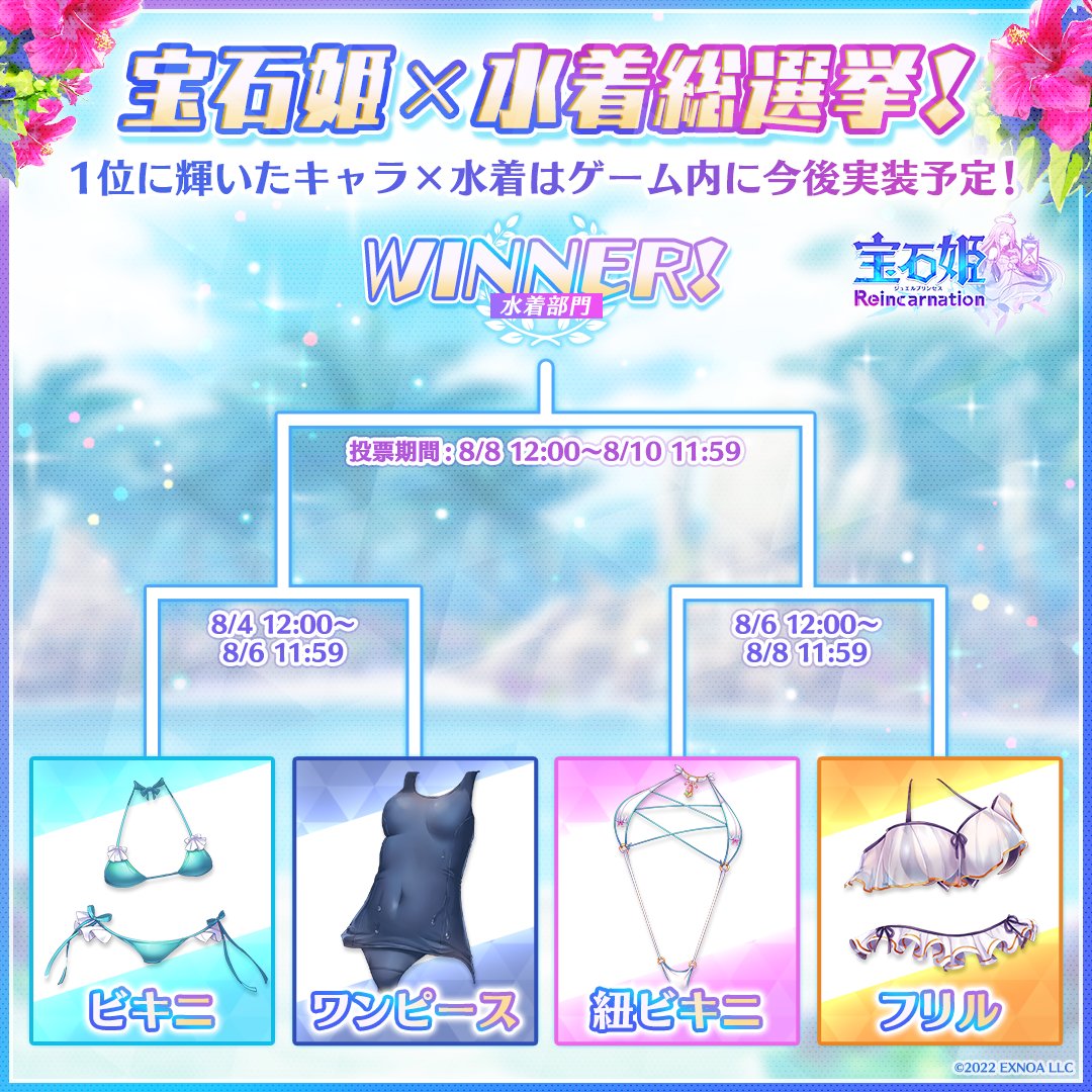 ジュエプリ 水着総