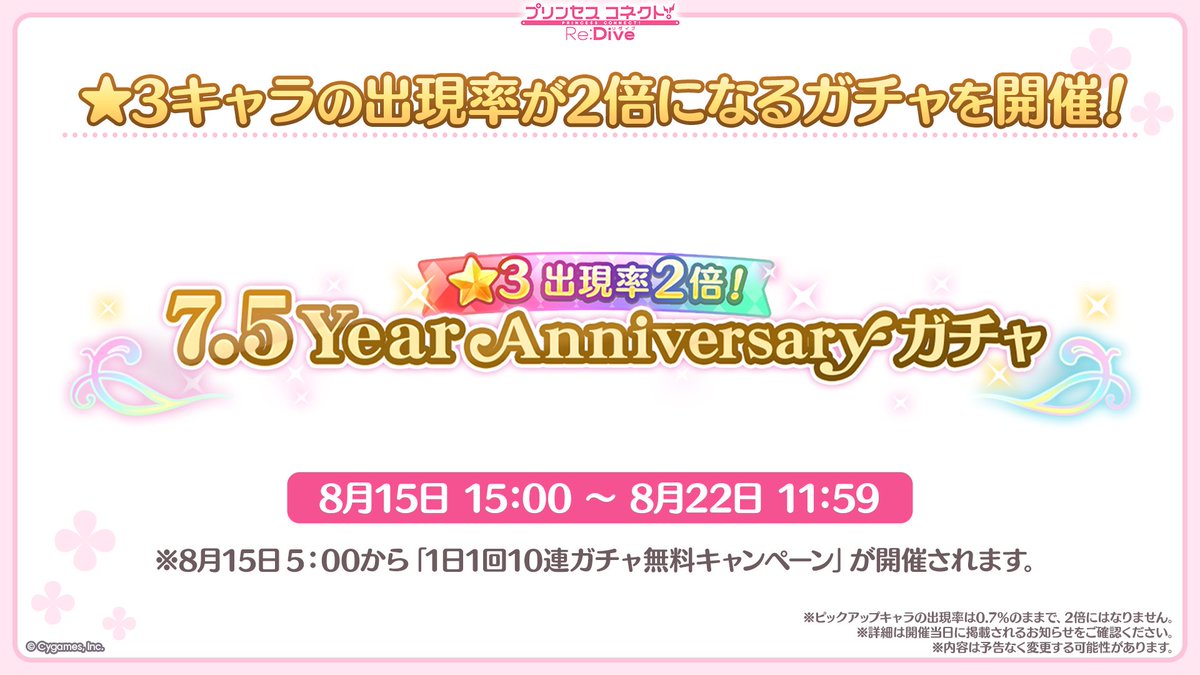 7.5th Anniversary